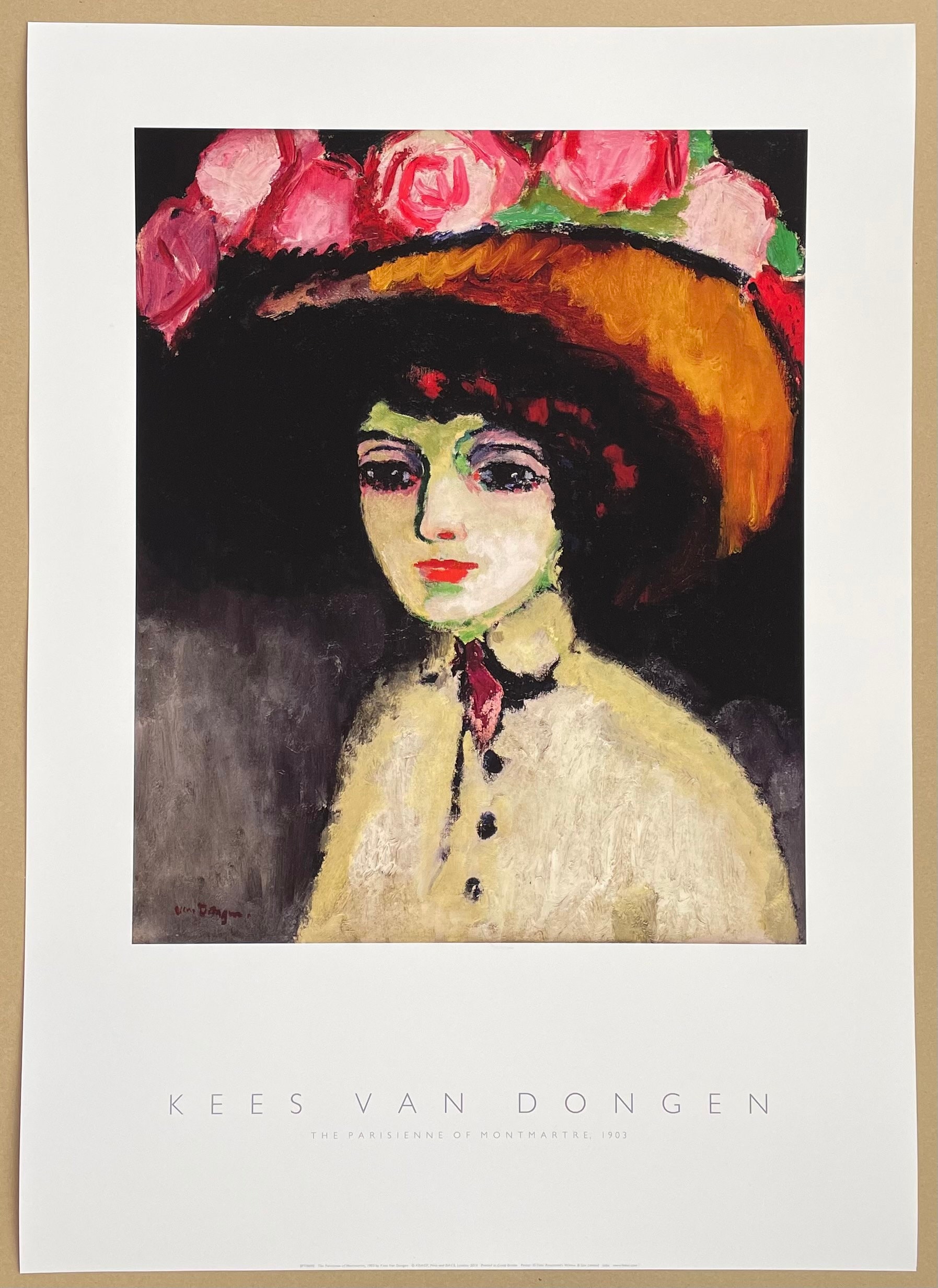 Kees Van Dongen Exhibition Poster - Parisienne of Montmartre