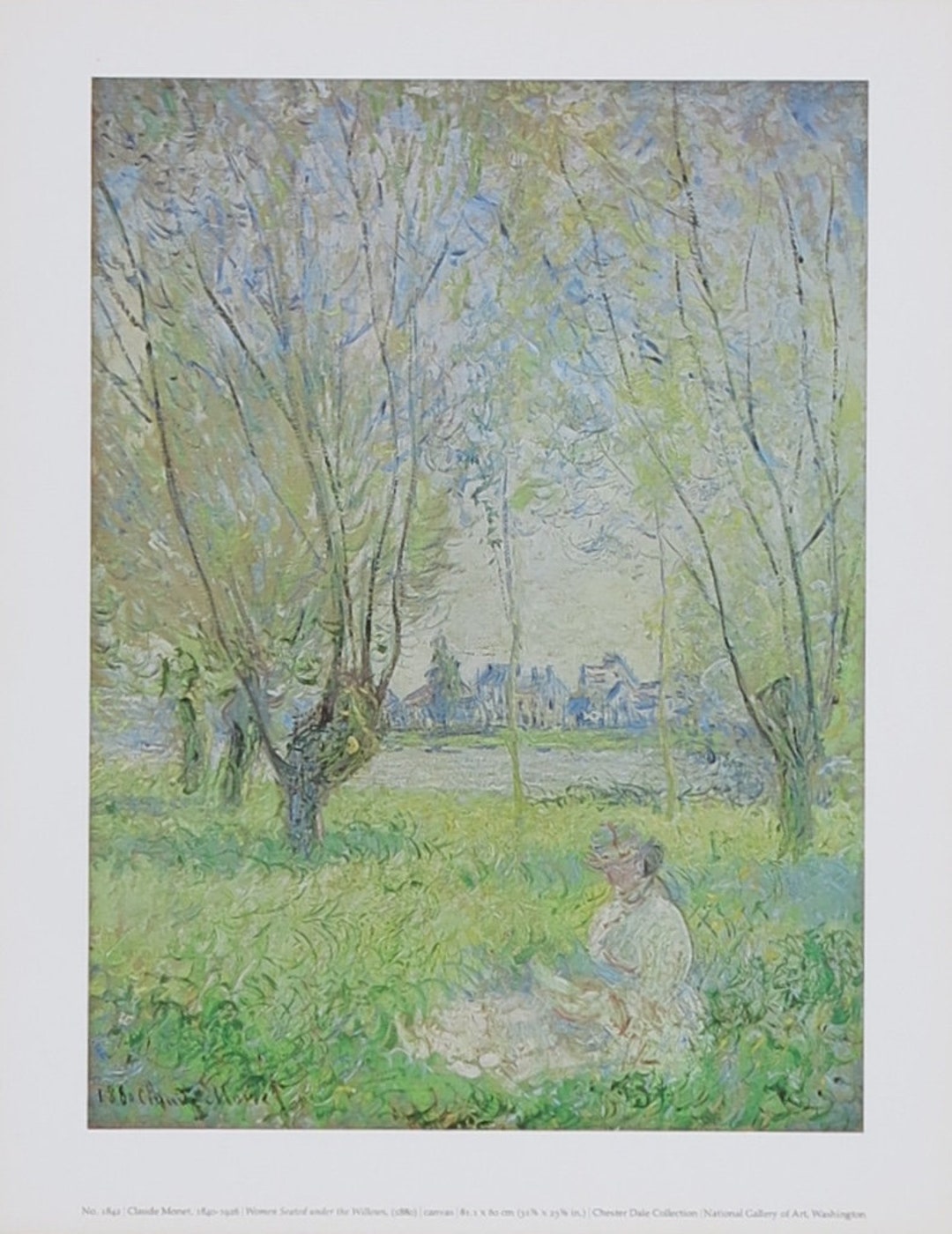 クロード・モネ「柳の下に座っている女性」絵画 il_1080xN.2382137701_2z5f.jpg