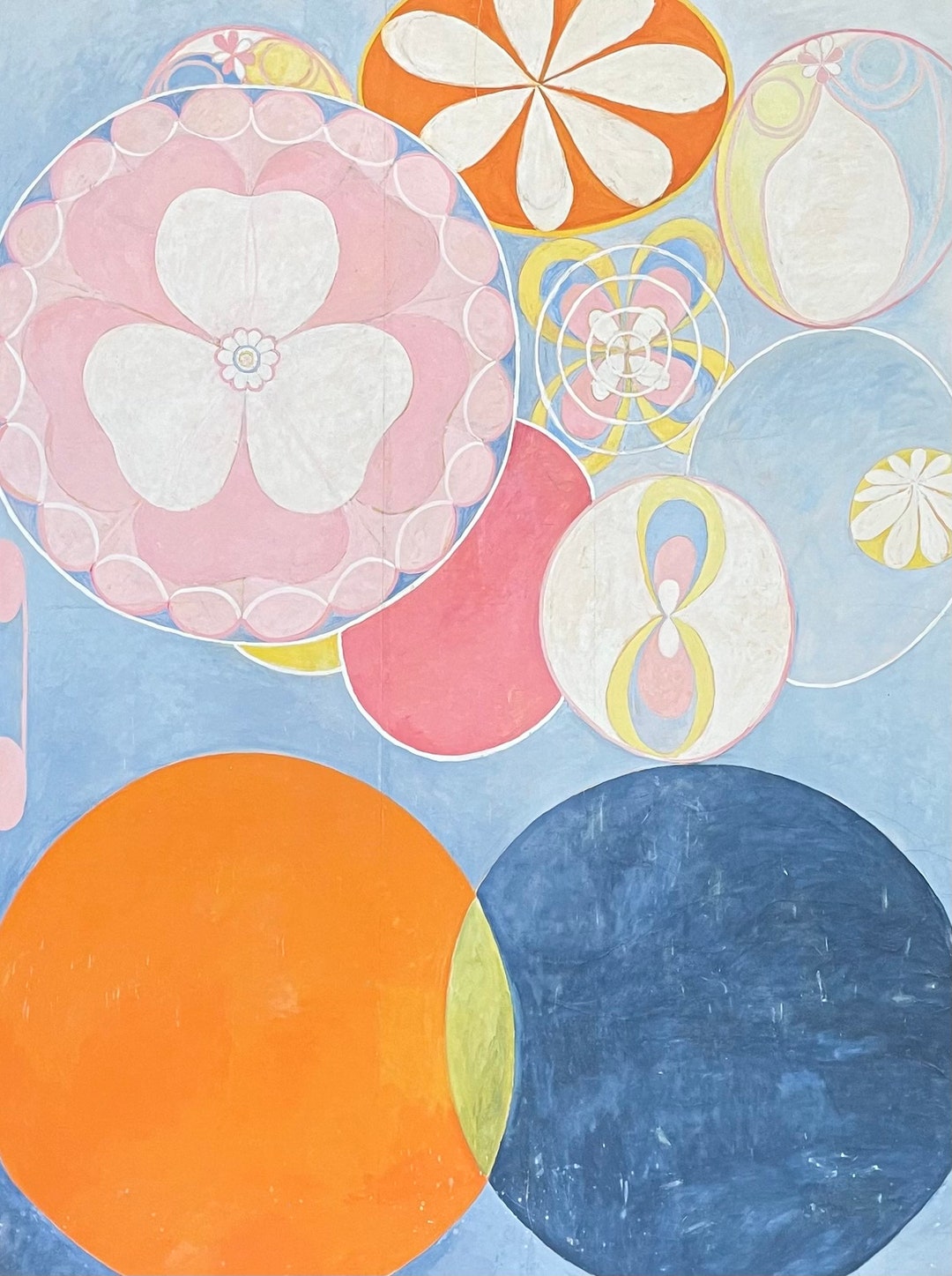 Hilma Af Klint Exhibition Poster Childhood No 2 Abstract Etsy