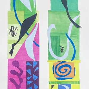 Cartel de la exposición de Henri Matisse - Bestias del mar - Arte francés - Artista de museo - Impresión de arte - 2016
