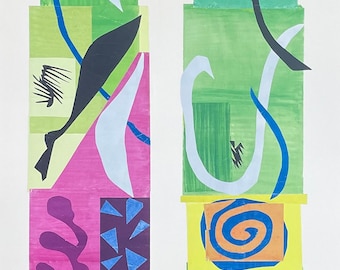 Henri Matisse exhibition poster - Beasts of the Sea - French Art - museum artist - art print - 2016