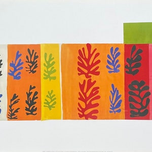 Henri Matisse exhibition poster - Composition - museum artist - art print - excellent