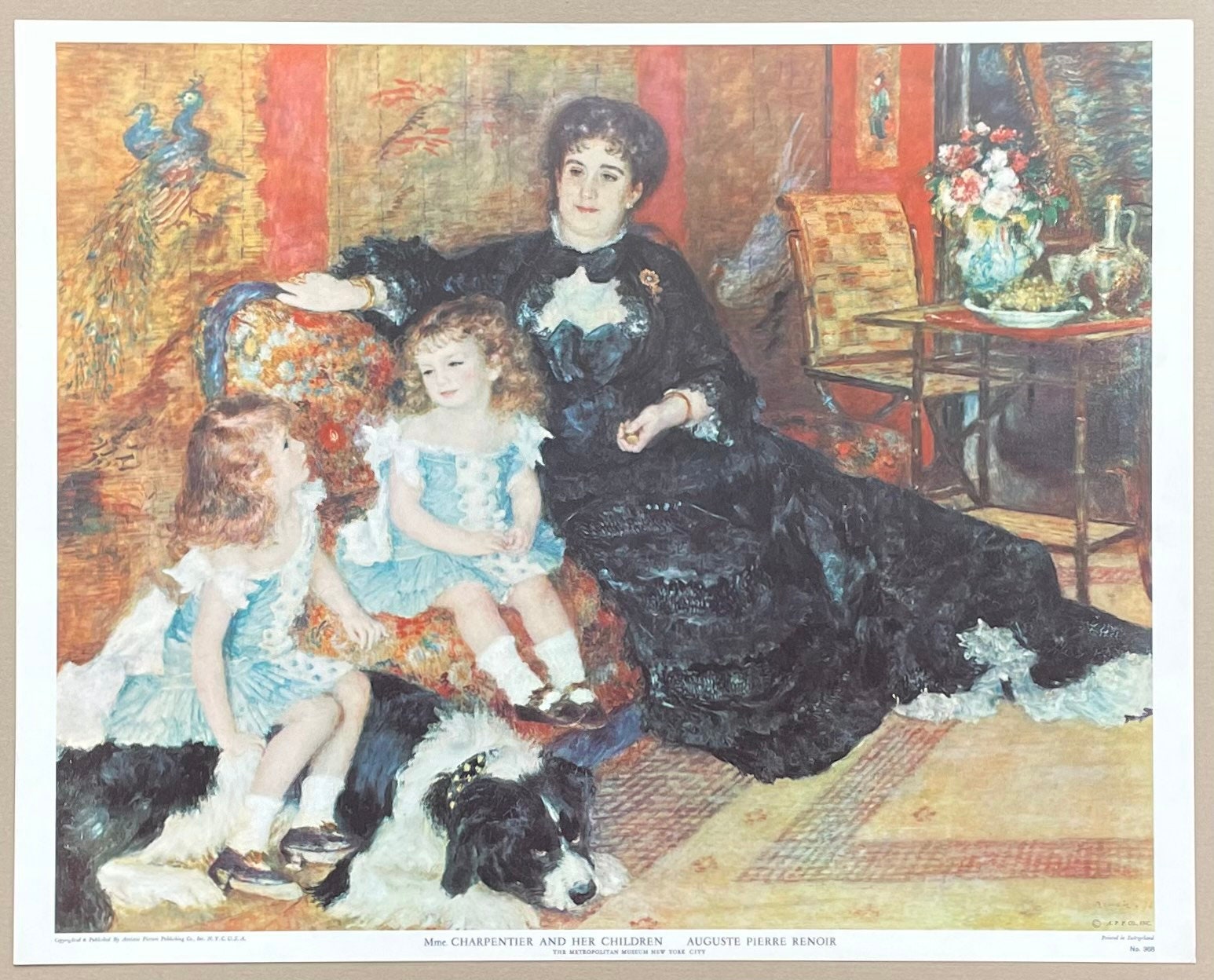 ピエール・オーギュスト・ルノワール展ポスター - シャルパンティエ