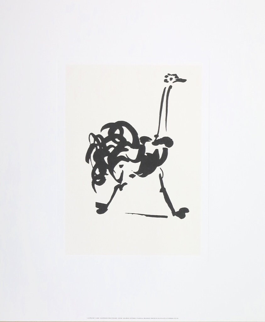 パブロ・ピカソ「ダチョウ」 il_fullxfull.2362789415_ah96.jpg