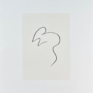 Manifesto della mostra di Pablo Picasso - la souris - il topo - artista del museo - stampa artistica - eccellente - carta serigrafica