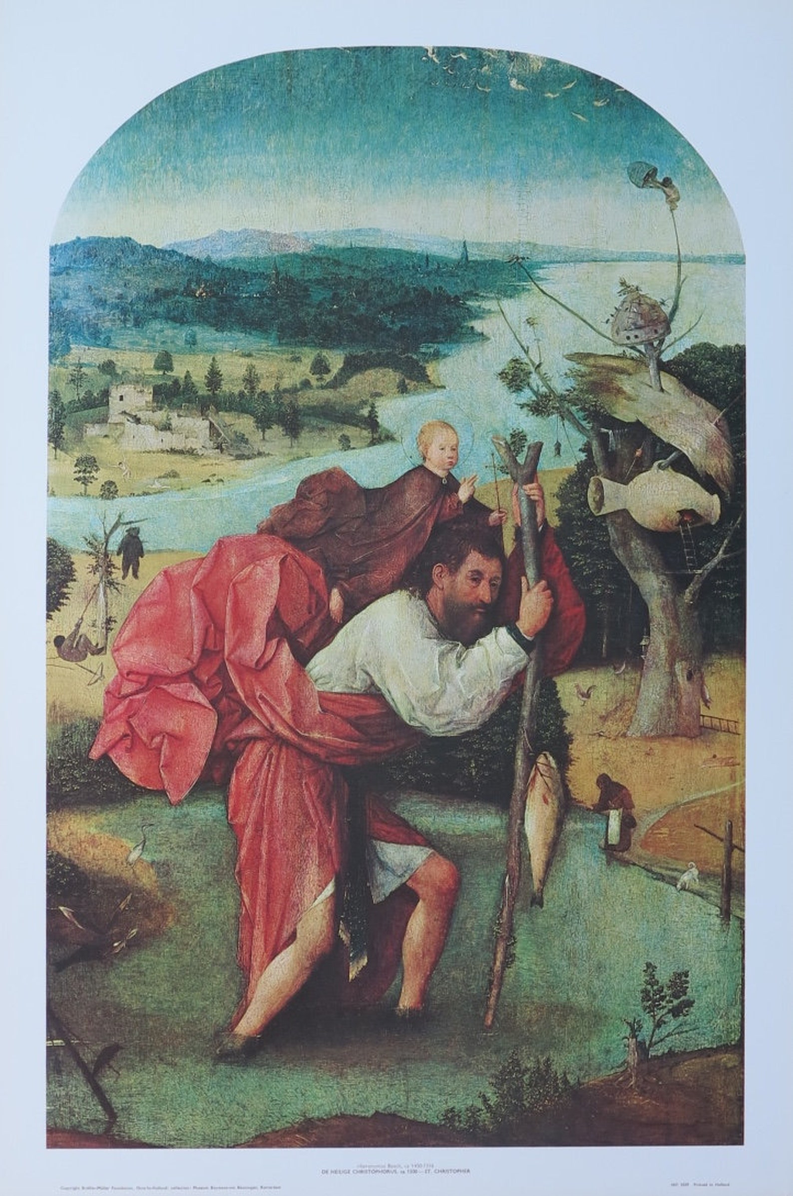 Hiëronymus Bosch Museum Print St Christopher Bible - Etsy