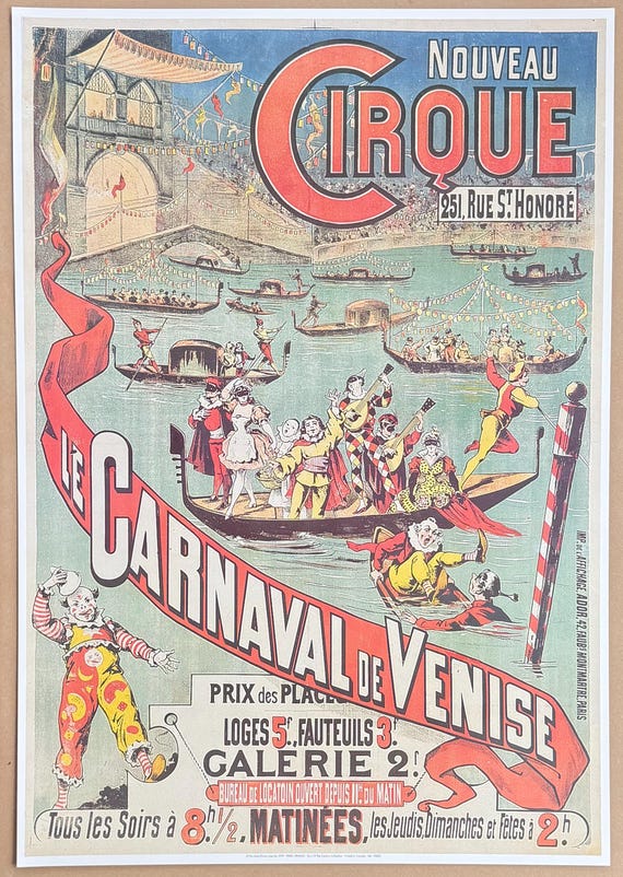 Vintage Venise French Exhibition Poster Vintage Venise French Exhibition Poster