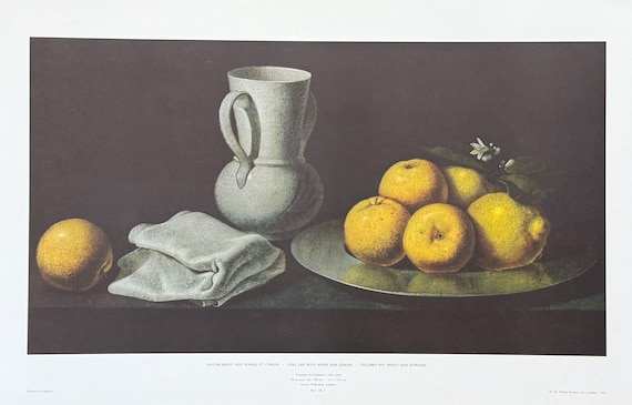 Francisco De Zurbaran Exhibition Poster - Still Life With Apples