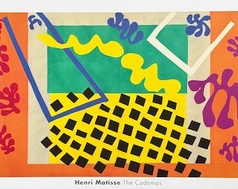 Henri Matisse exhibition poster - The Codomas - French Art - museum artist - art print