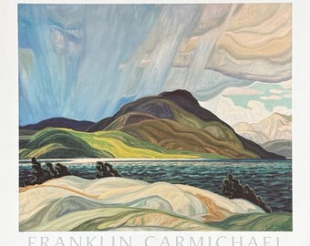 Franklin CarMichael Ausstellungsplakat - Lake Wabagishik - kunstdruck