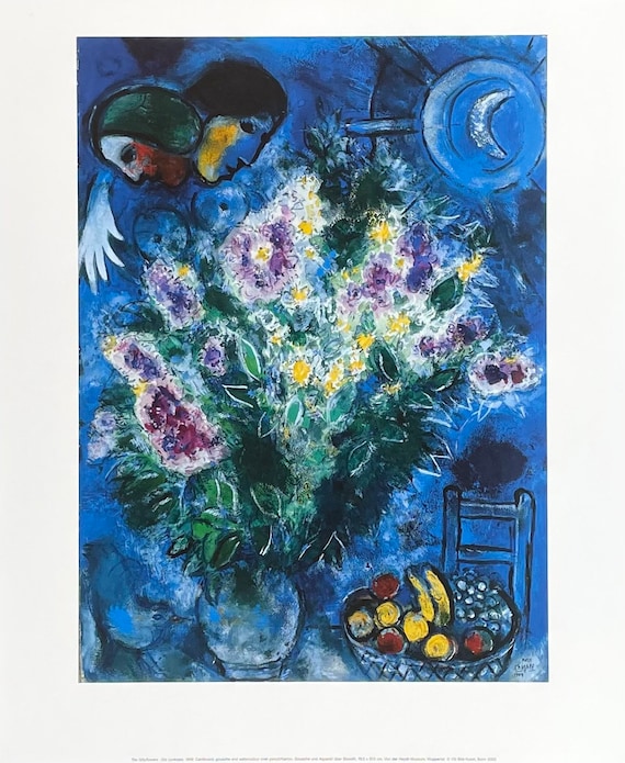 Marc Chagall Exhibition Poster - the Gillyflowers - Museum Artist
