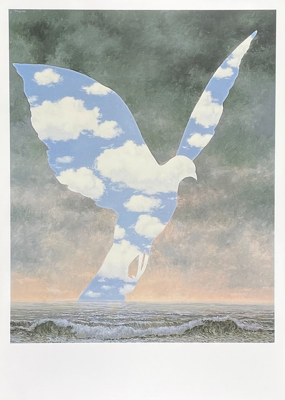 ルネ・マグリット展ポスター - 大家族 - シュルレアリスト - ベルギー