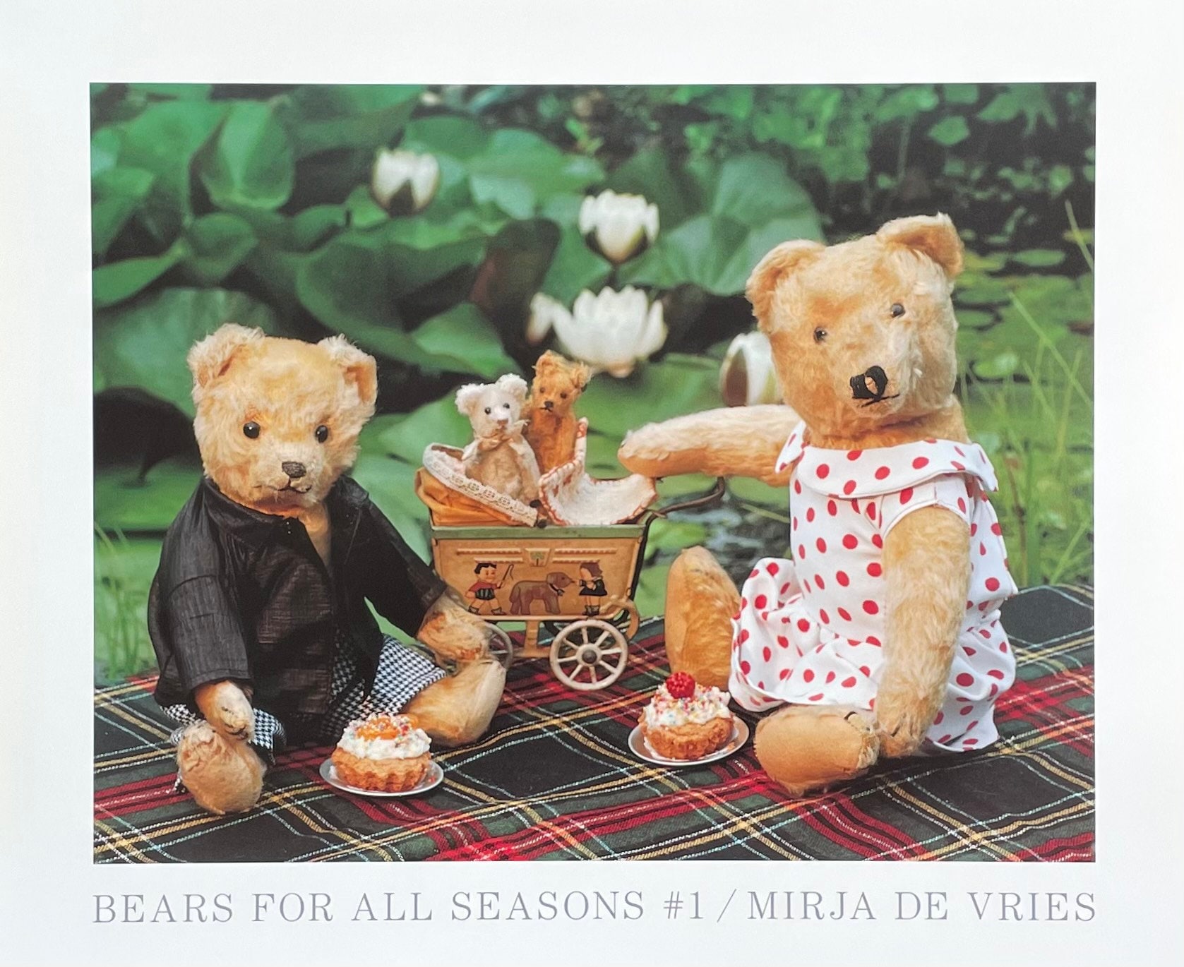 Teddy Bear Poster - Picnic - High Tea - Doll House - Cuddly Toy