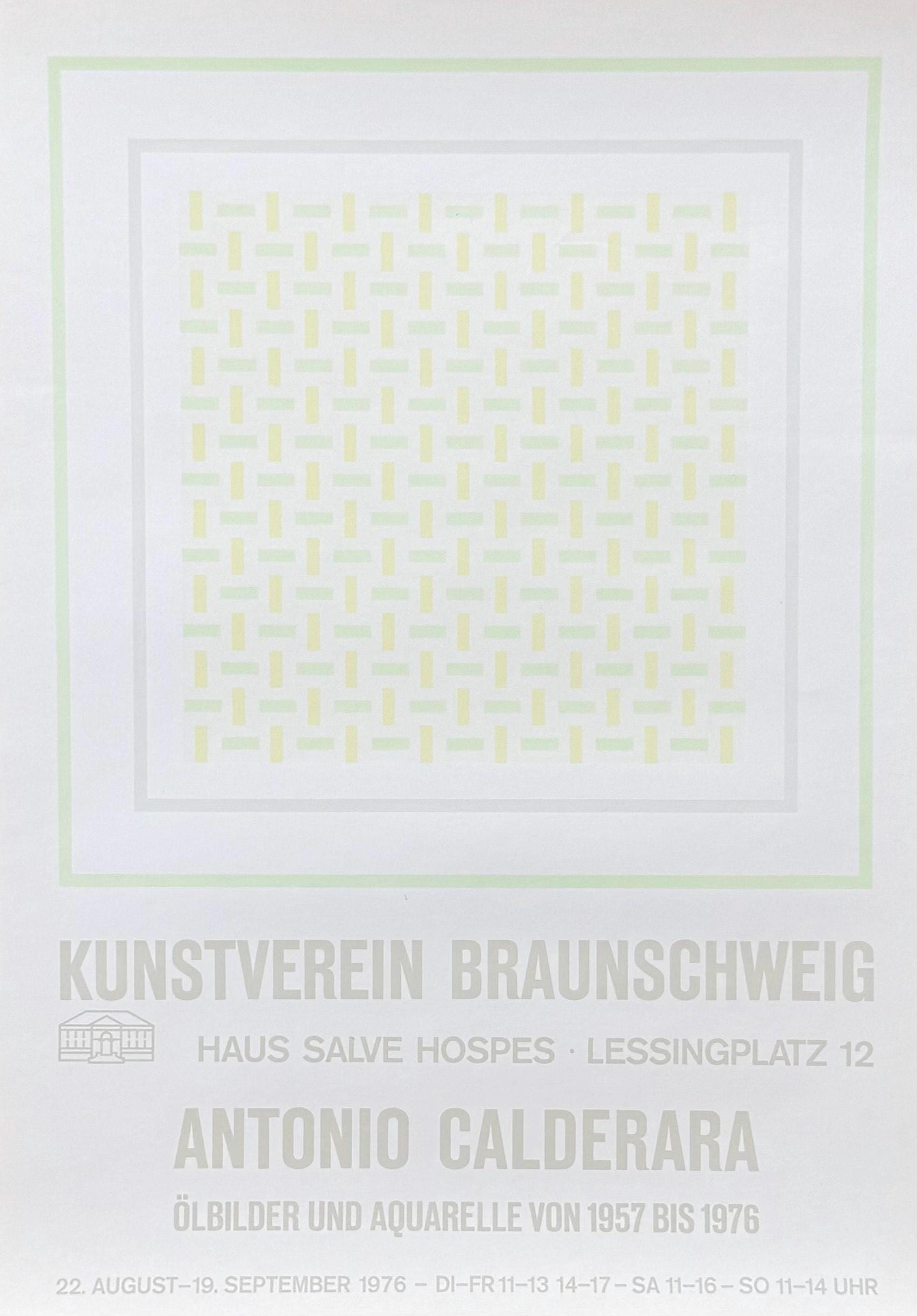 antonio calderara ポスター Antonio Calderara Exhibition Poster - Kunstverein