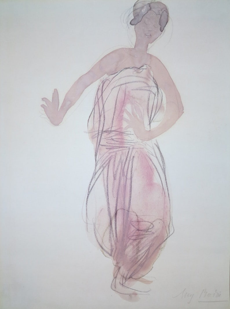 Manifesto della mostra Auguste Rodin Ballerina cambogiana immagine 1