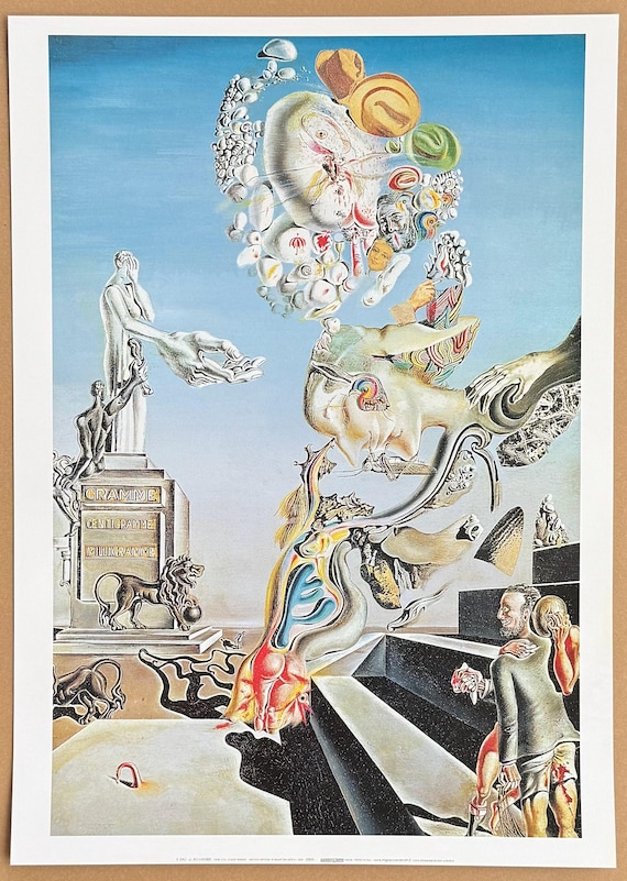 Salvador Dali Exhibition Poster - the Lugubrious Game - Museum