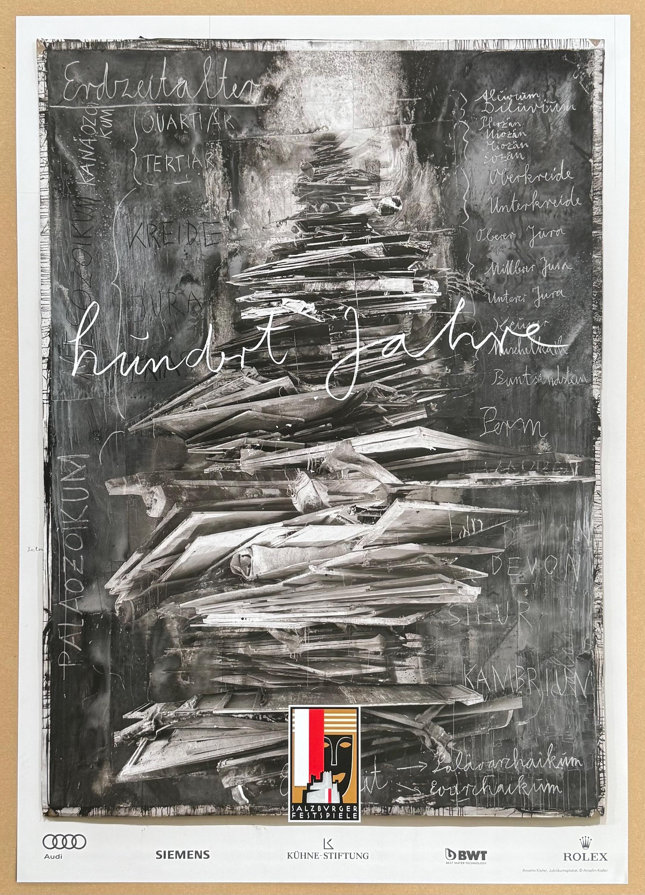 アート・デザイン・音楽 Anselm Kiefer NATIONALGALERIE BERLIN1991 Anselm Kiefer Exhibition Poster - Salzburger Festspiele - Museum