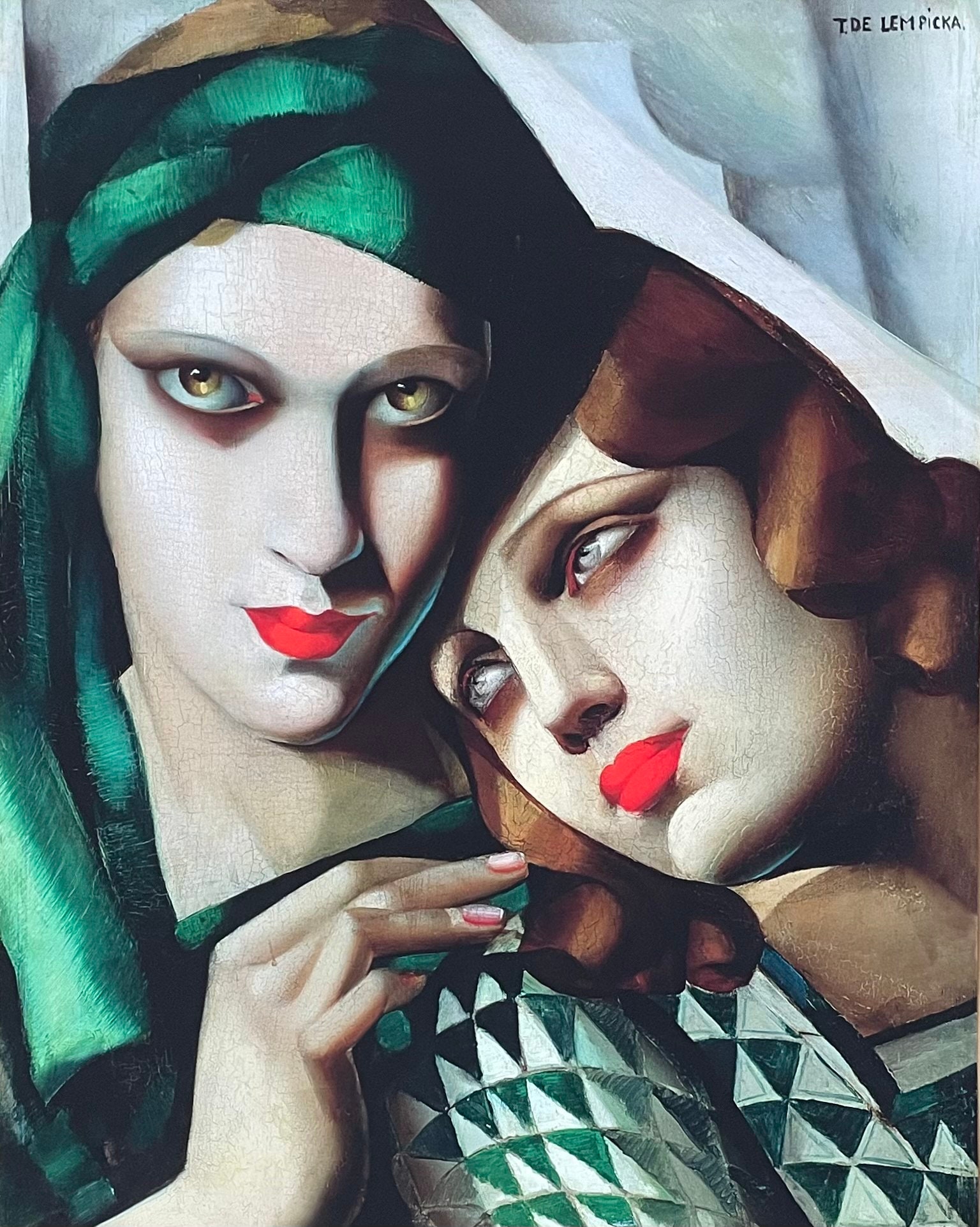 Exhibition Poster Tamara De Lempicka by Eiko Ishioka 1980 Edited