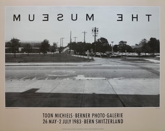 Toon Michiels exhibition poster - The museum of fine arts - Houston Texas - art print - offset lithograph - Dutch photographer