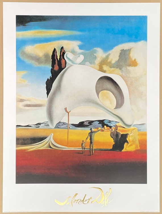 Salvador Dali Exhibition Poster - Vestiges Ataviques Apres La