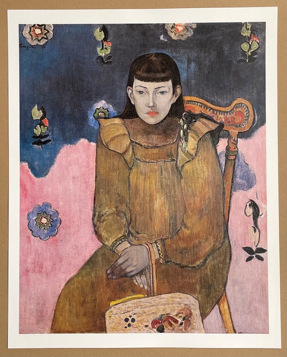 ポール・ゴーギャン展ポスター - 少女の肖像 - 美術館のアーティスト