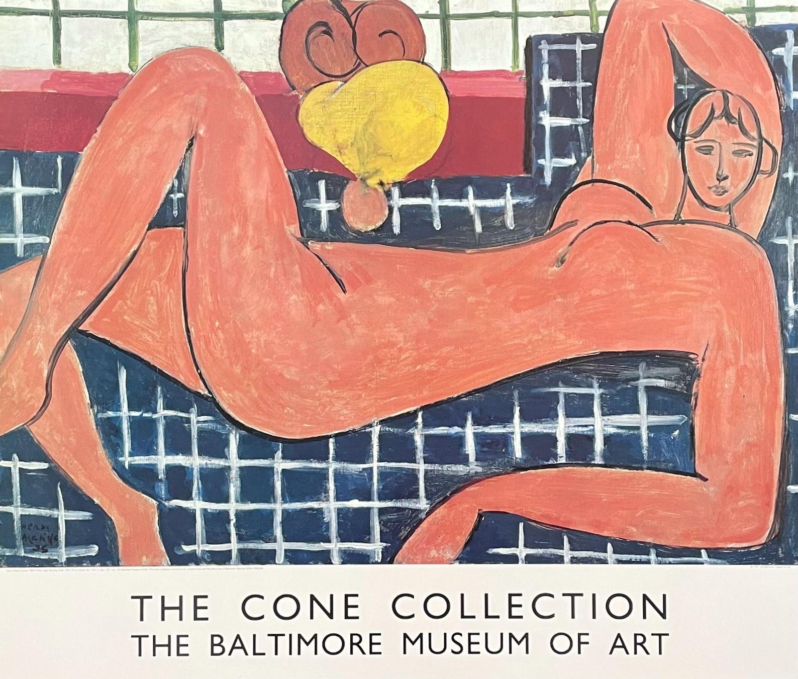 Henri Matisse Exhibition Poster - the Cone Collection - the Baltimore ...