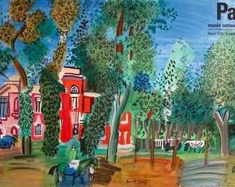 Original Exhibition Poster Dufy 1964 Paddock Deauville MOURLOT