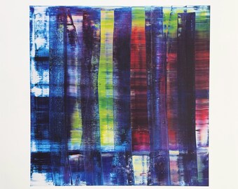 Gerhard Richter exhibition poster - Abstract painting - museum artist - art print - 2005