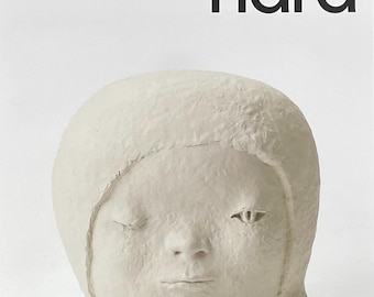 奈良美智展ポスター - 戦争反対 - 愛と平和 - 女性の頭部彫刻 - 美術館