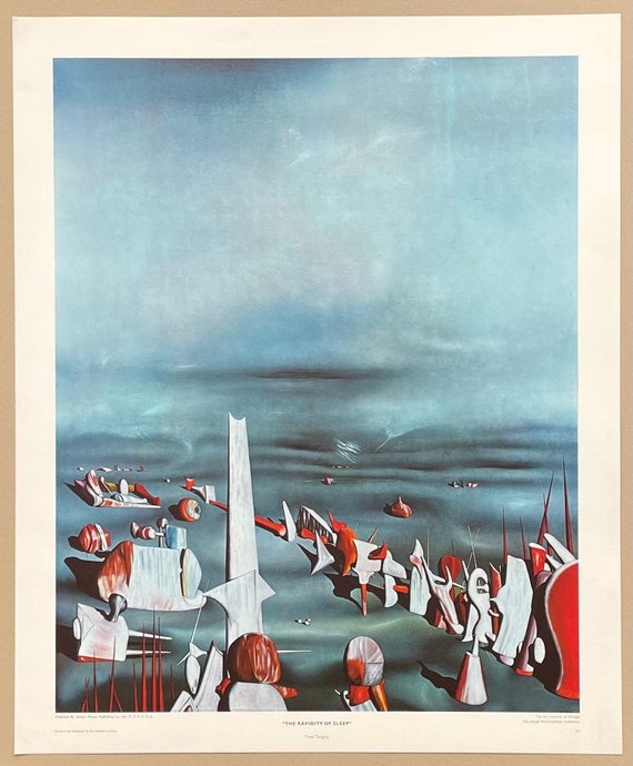 イヴ・タンギー展ポスター - 眠りの速さ - 美術館のアーティスト