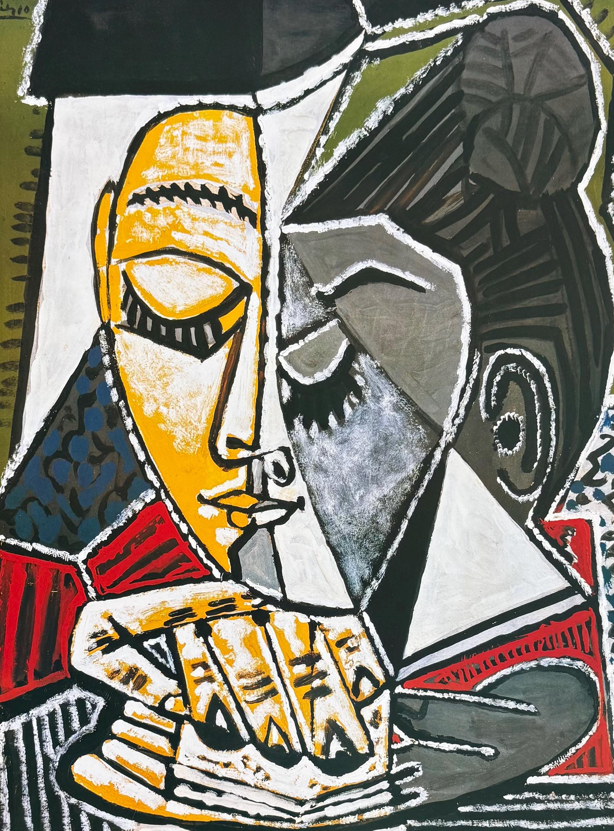 Picasso woman with book - Etsy 日本