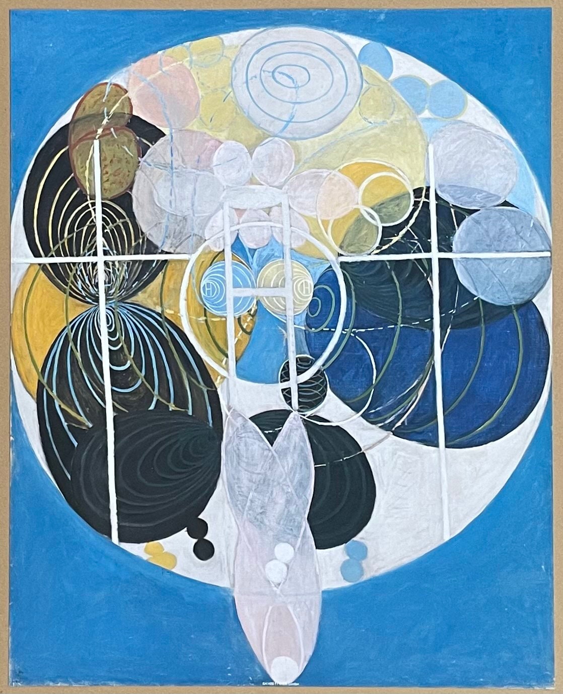 ヒルマ・アフ・クリント展ポスター - 大きな人物画 - 抽象画
