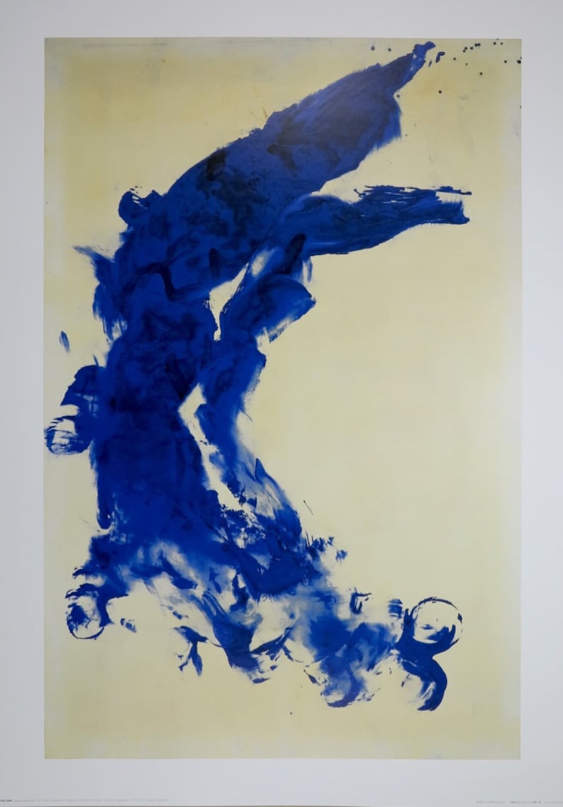 Картина прыжок в пустоту ив кляйн