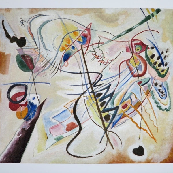 Affiche de l'exposition Wassily Kandinsky - Ouverture musicale - estampe du musée