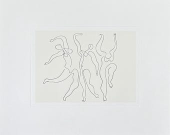 ピカソ　鳥のリトグラフ ピカソ 鳥のリトグラフ ∇花∇天才【パブロ・ピカソ】作 1962年