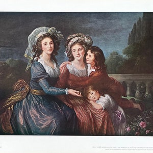Cartel de la exposición Elisabeth Vigee-Le Brun - The Marquise De Peze - National Gallery of Art - Washington DC - impresión de arte vintage - década de 1970