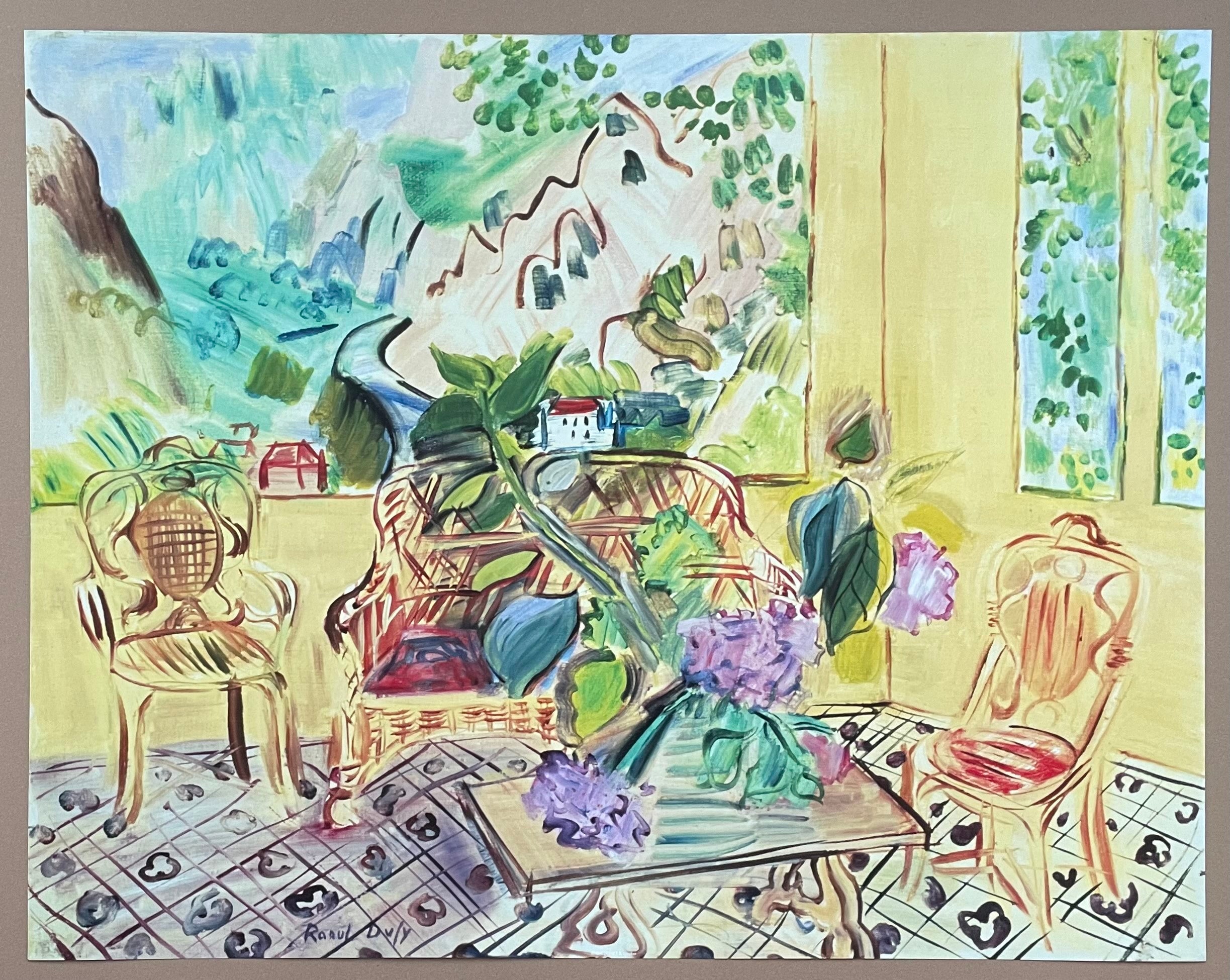 Raoul Dufy Exhibition Poster Vernet-les-bains Still Life - Etsy