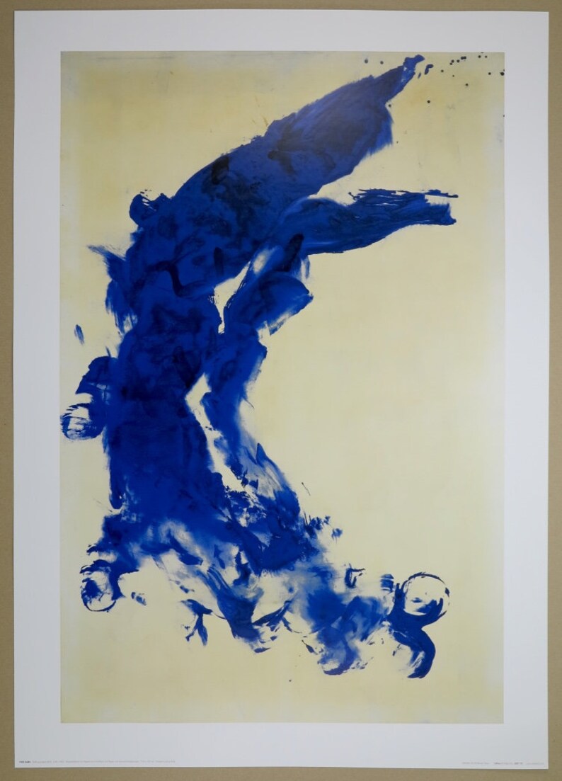 Картина прыжок в пустоту ив кляйн