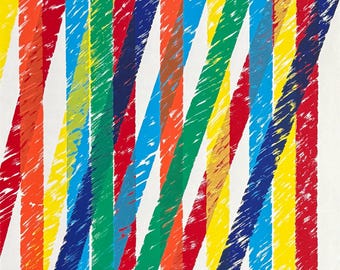 Piero Dorazio Exhibition Poster - Untitled - Italian Artist
