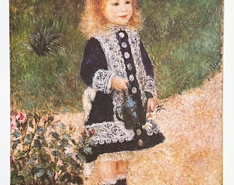 ピエール＝オーギュスト・ルノワール：じょうろを持つ少女（1876年