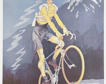 Bicyclette Royal Fabric exhibition poster - cycling - bicycles - Tour de France - decorative art print - advertisement - reproduction