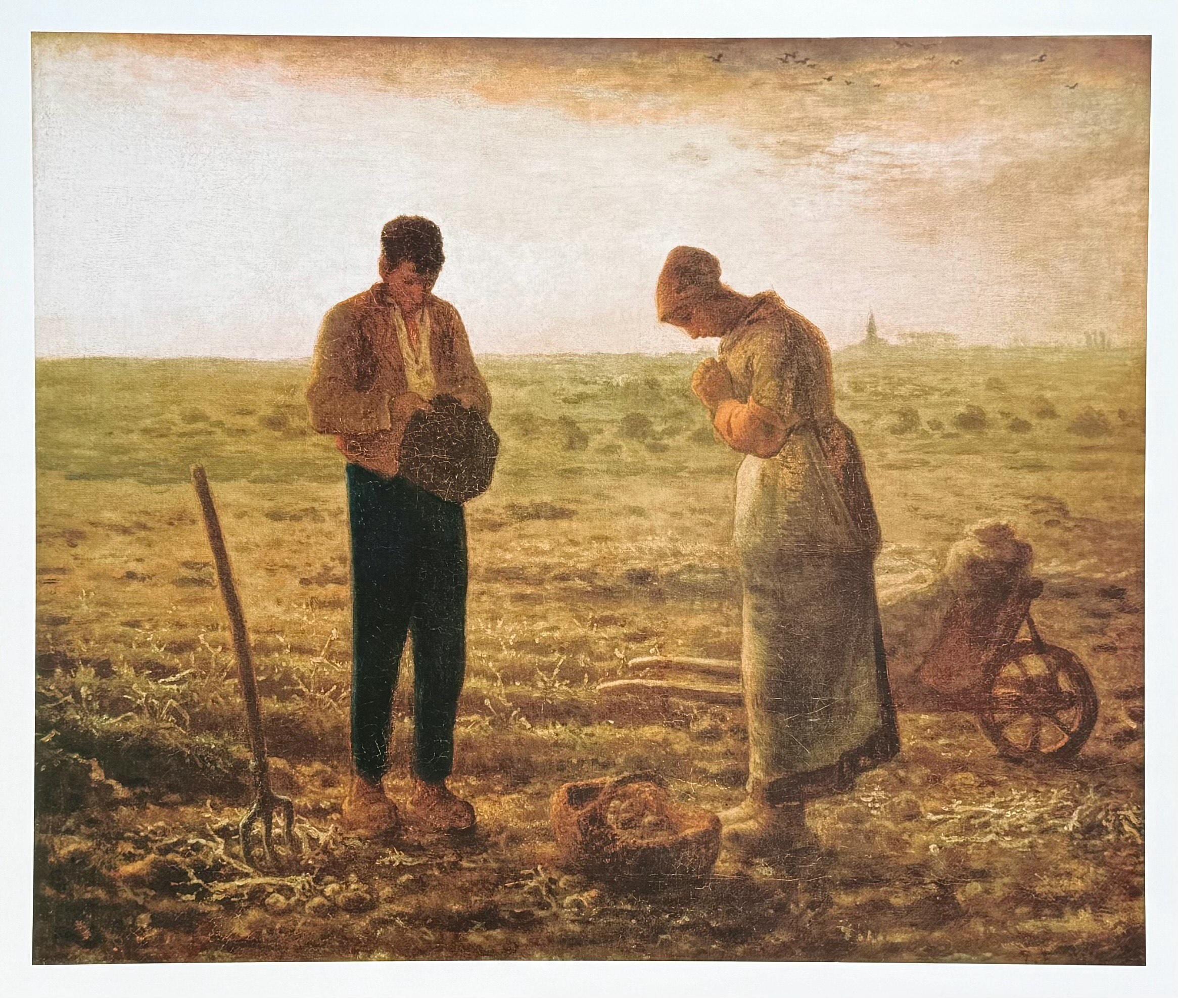 ジャン・フランソワ・ミレー展ポスター - 天使の祈り - バルビゾン