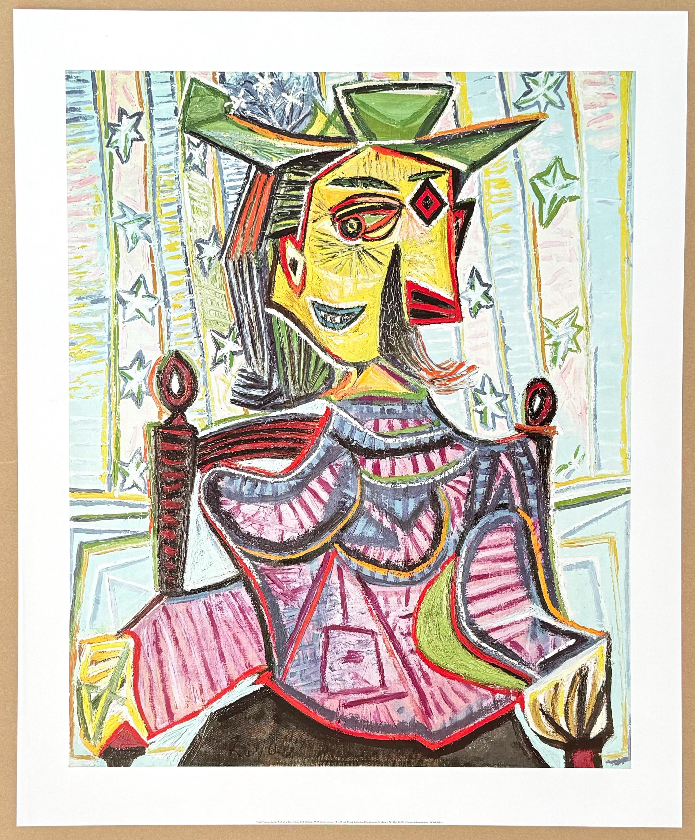 Pablo Picasso Exhibition Poster - Seated Portrait of Dora Maar