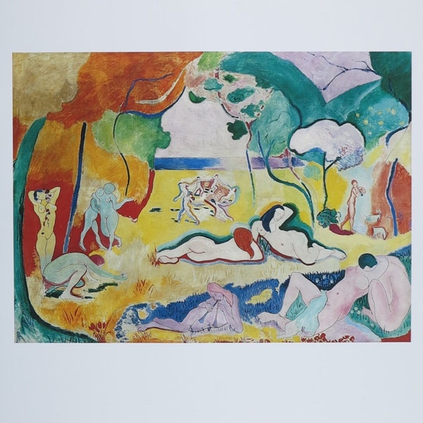 Henri Matisse Ausstellungsplakat - Joie de vivre - Akte - Französische Kunst - Museumskünstler - Kunstdruck