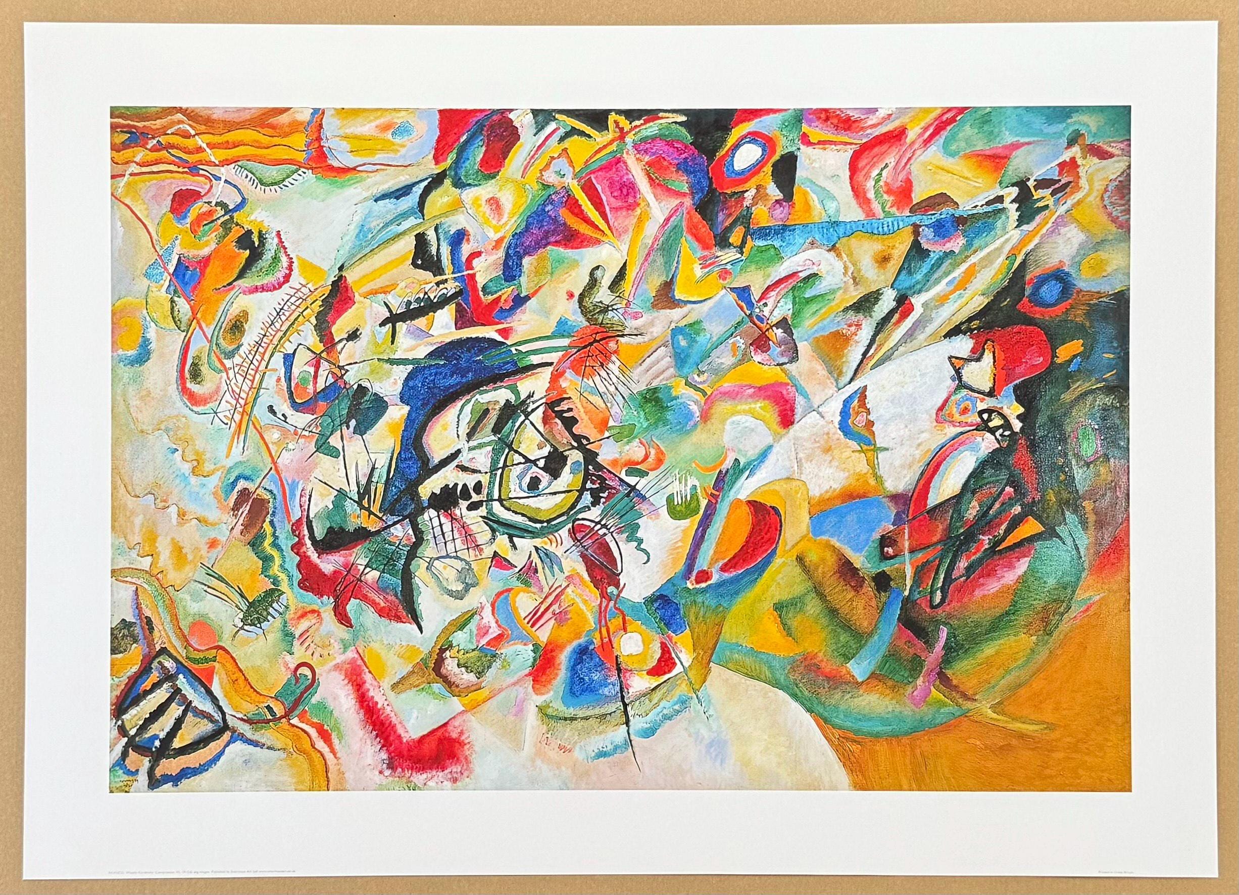 Kandinsky Exhibition Poster - Composition VII - Abstract - Museum