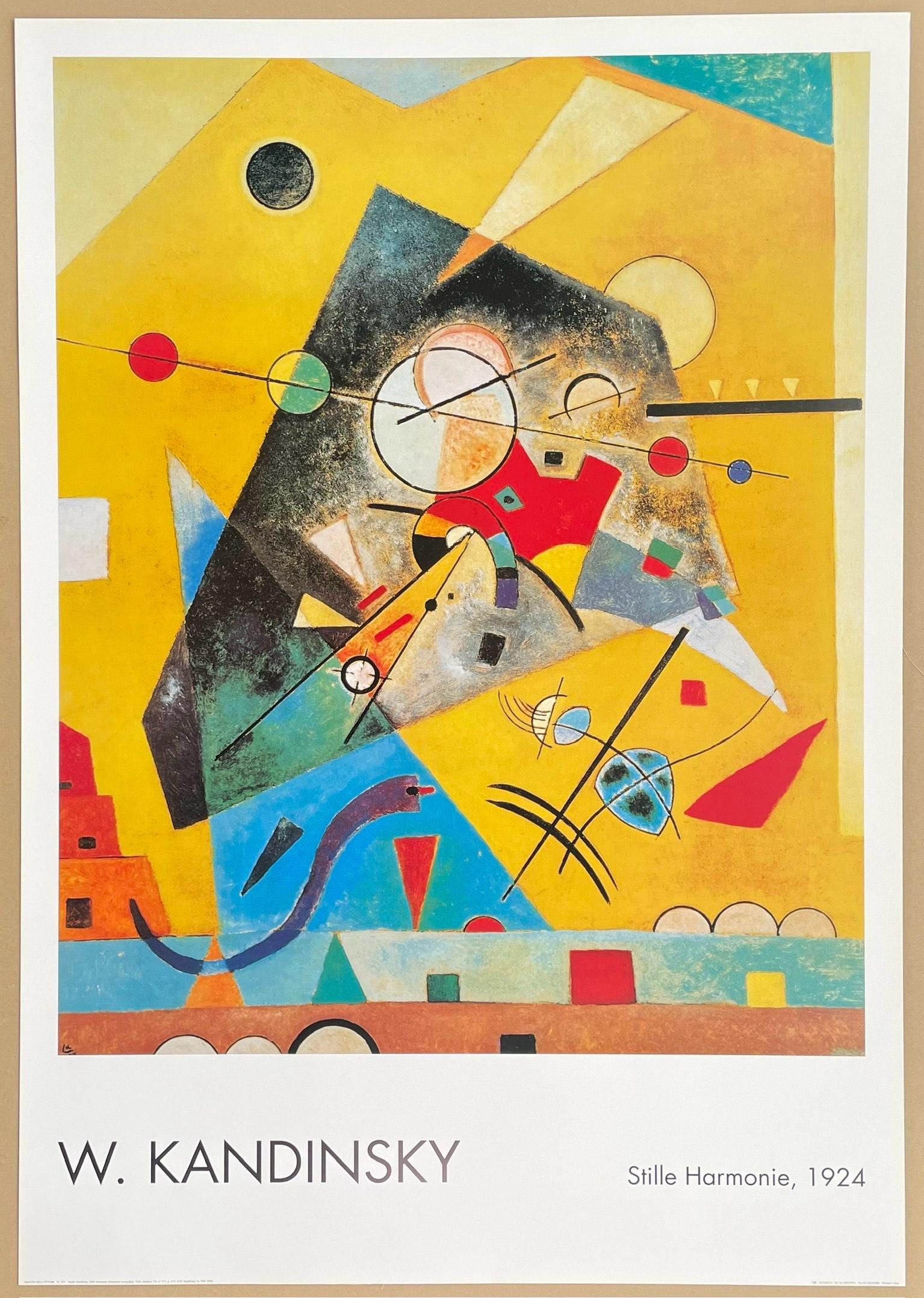 Wassily Kandinsky Exhibition Poster - Stille Harmonie, 1924