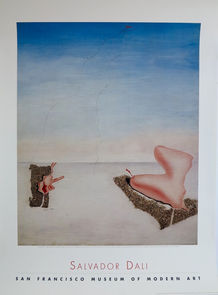 Salvador Dali Exhibition Poster - Unsatisfied Desires - the San