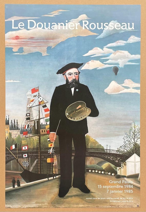 アンリ・ルソー展ポスター - Moi-même、Portrait-paysage