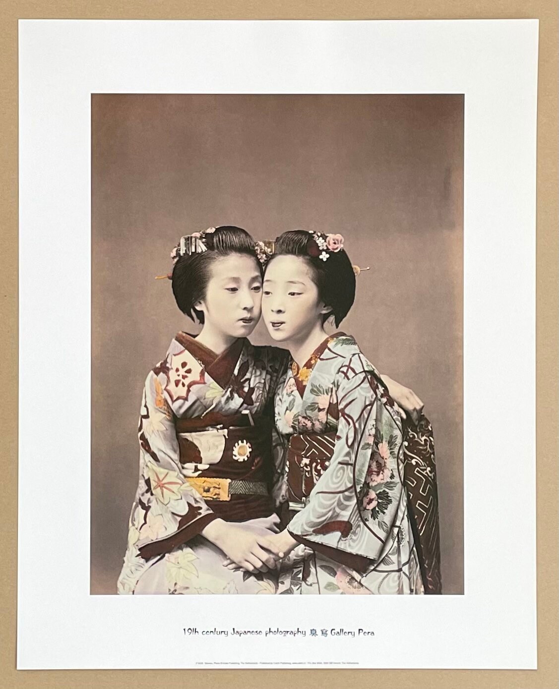 19th Century Japanese Photography - Exhibition Poster - Girls