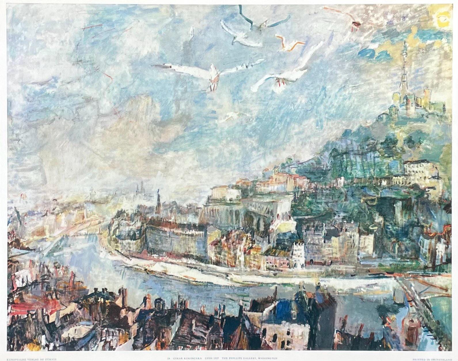 Oskar Kokoschka Exhibition Poster - Lyon, 1927 - Museum Print